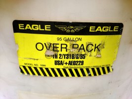 Eagle over-pack 95 Gallon vloeistofdicht kunstof vat (3)